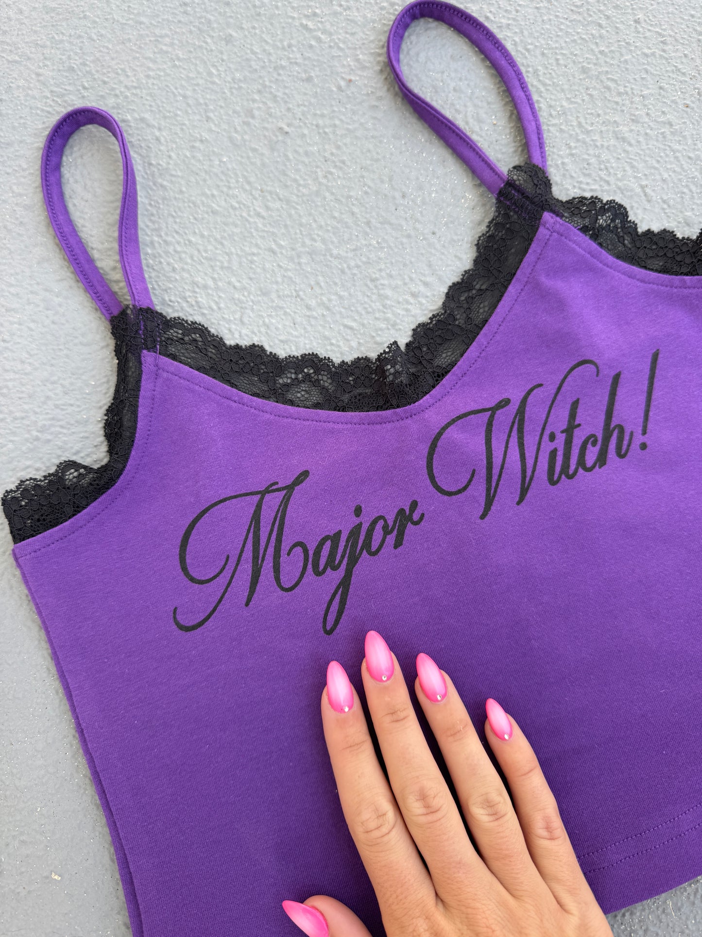 Purple Lace Tank