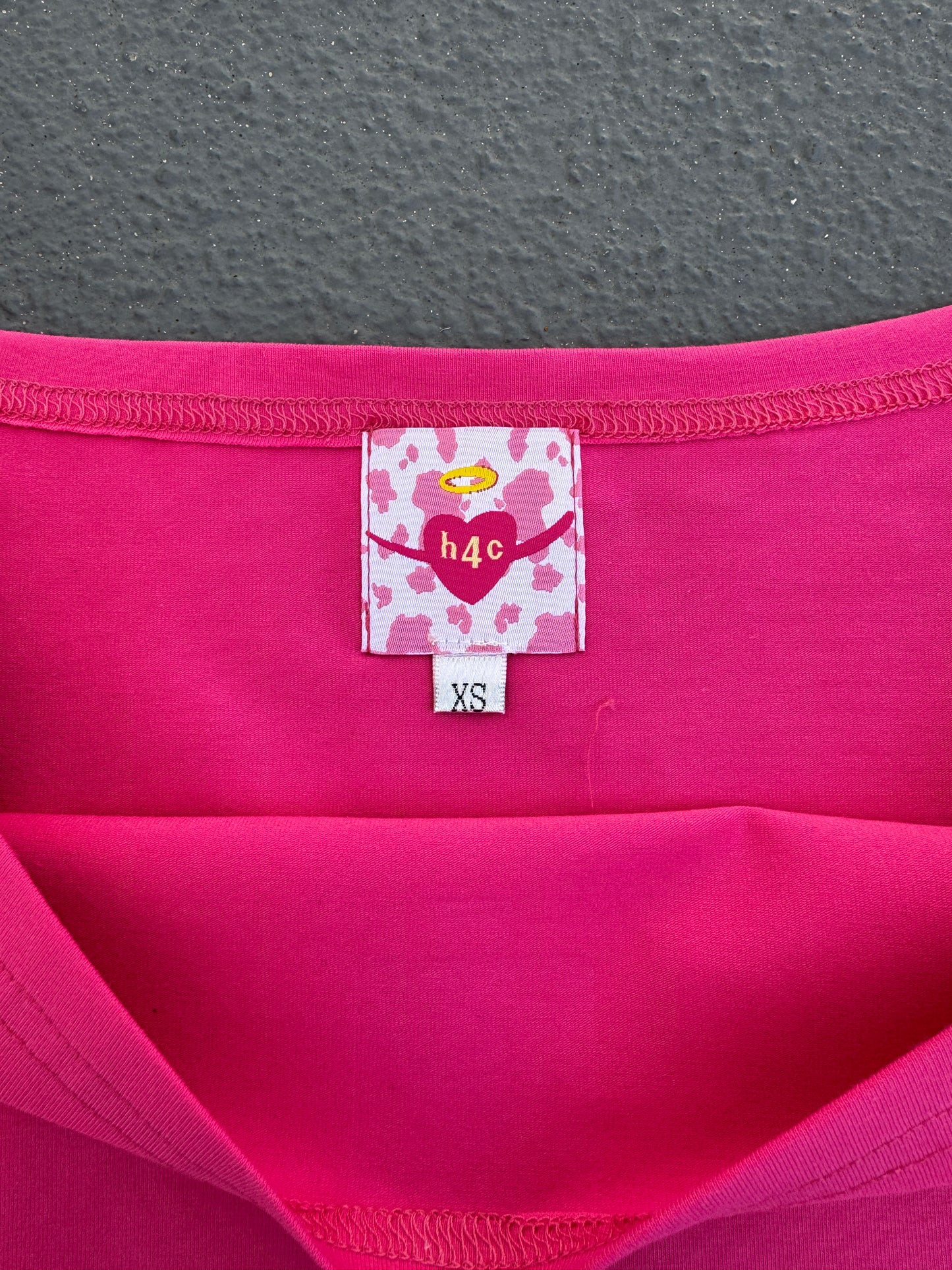 Pink Off the Shoulder Tee