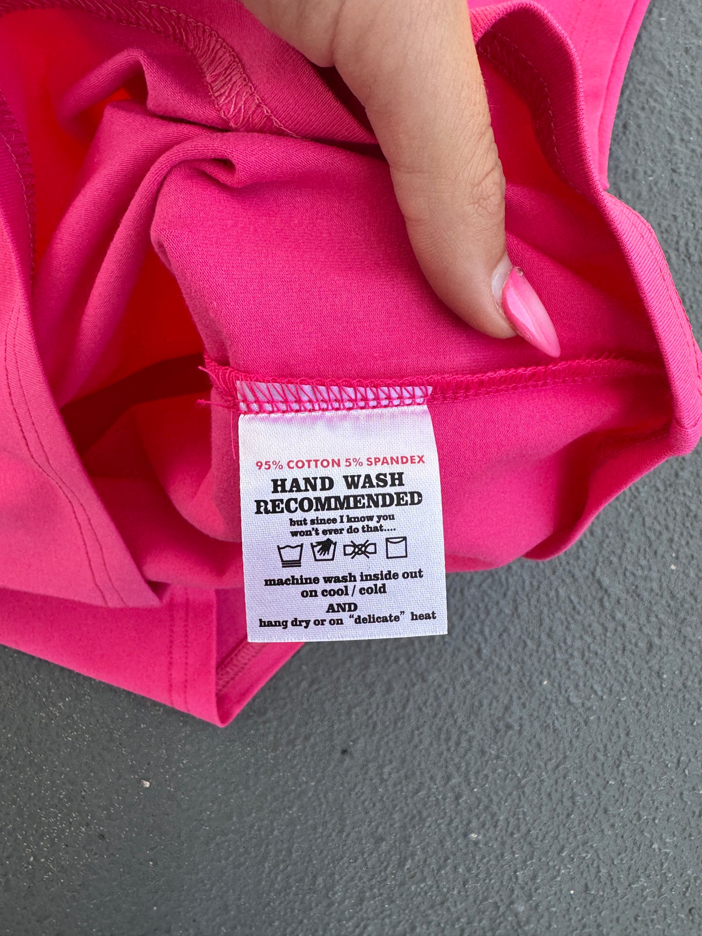 Pink Off the Shoulder Tee