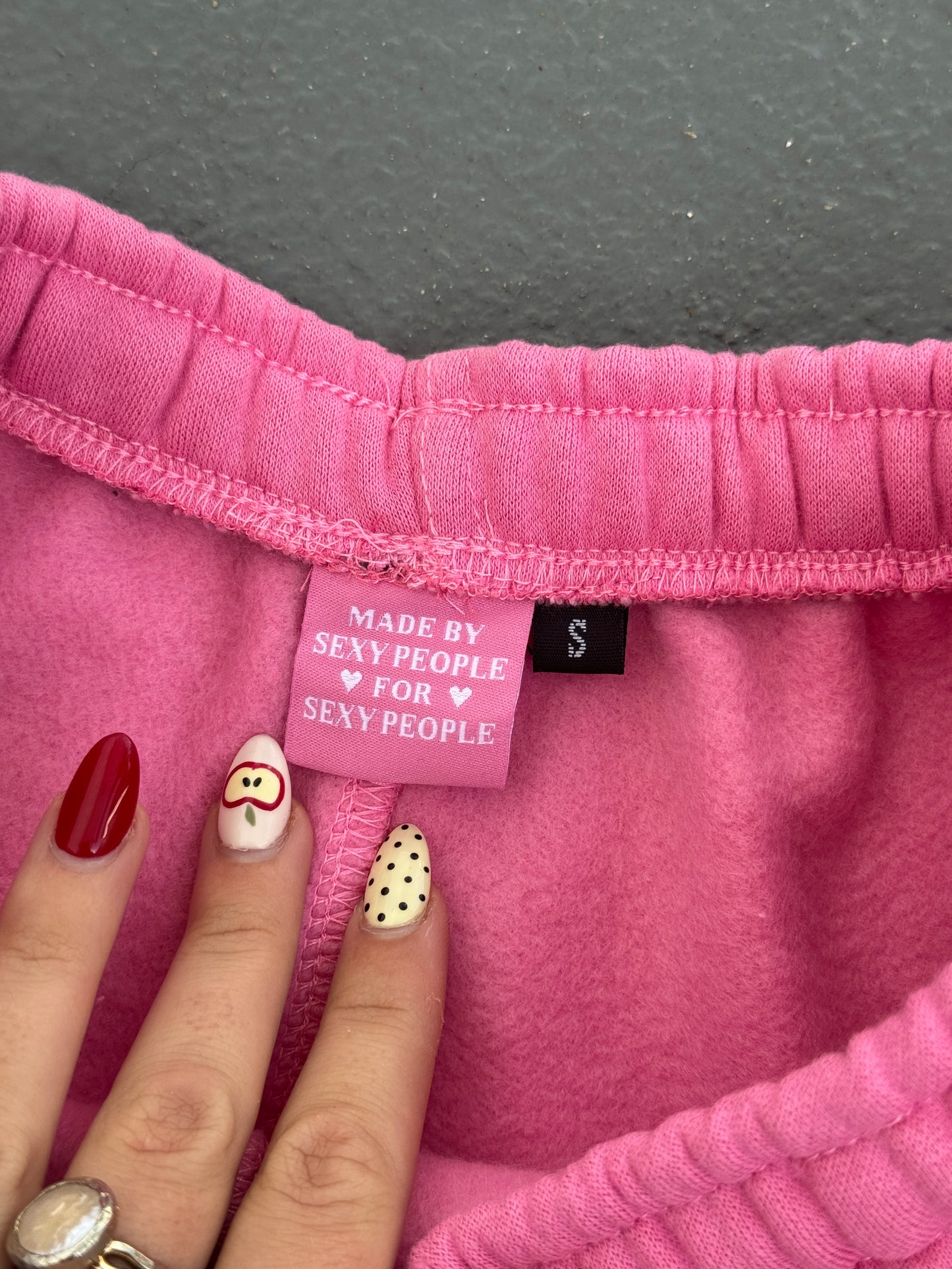 Plush Pink Sweatshort