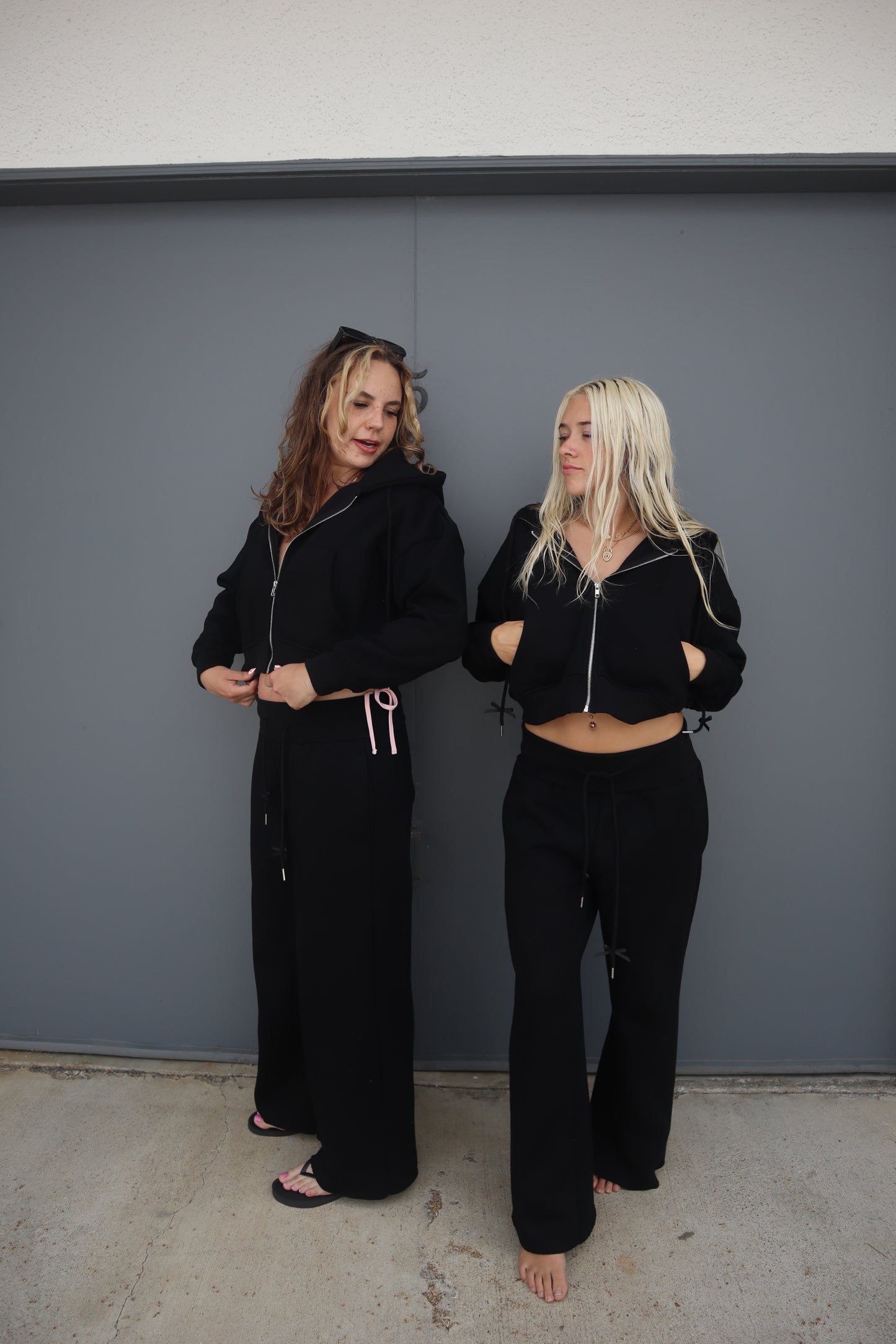 Black Crush Zip-Up Jacket