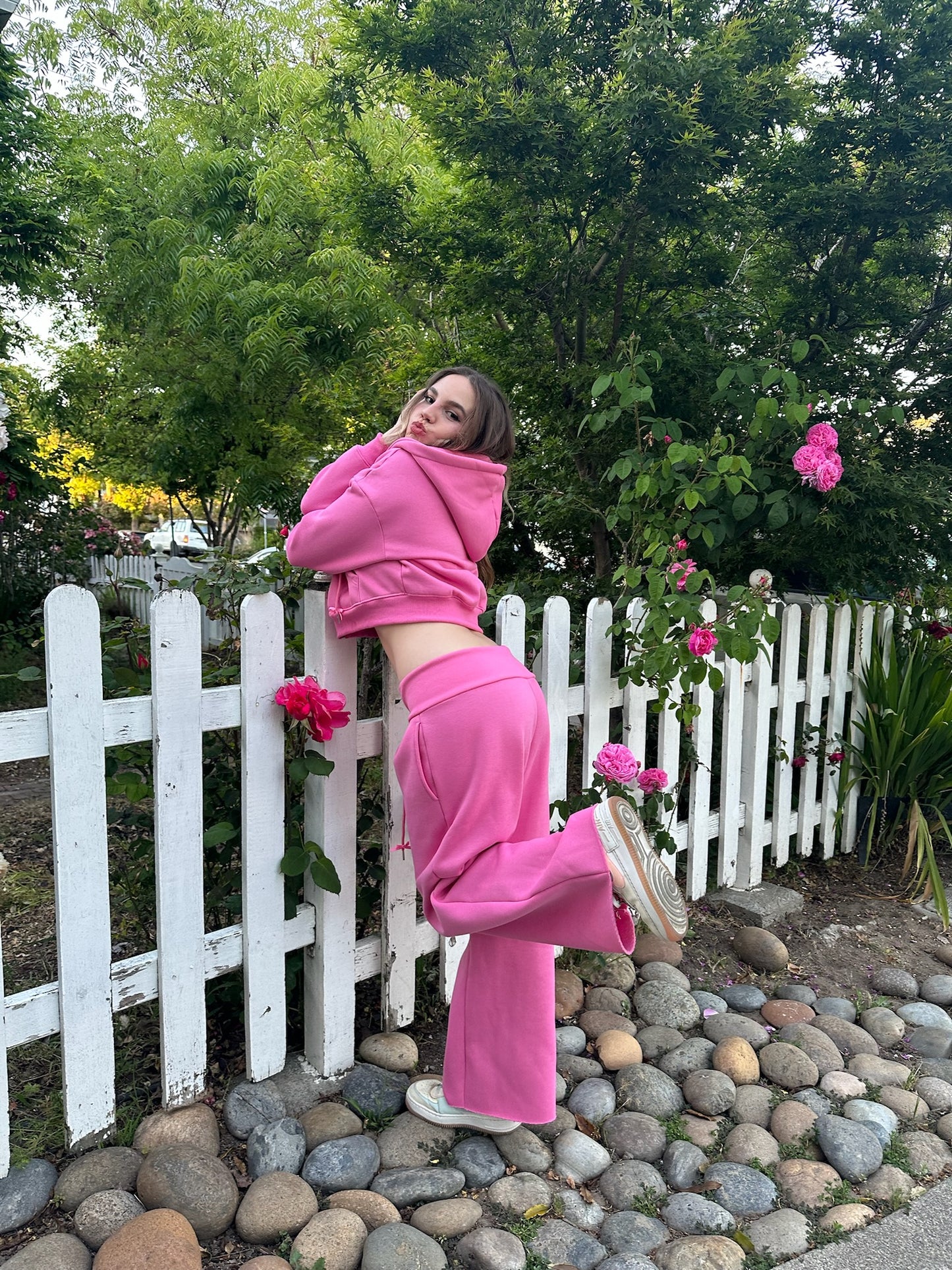 Plush Pink Zip-Up Jacket