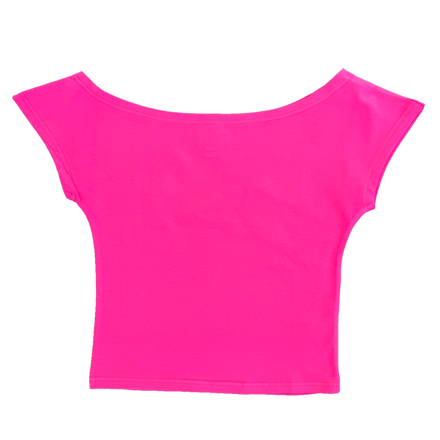 Pink Off the Shoulder Tee