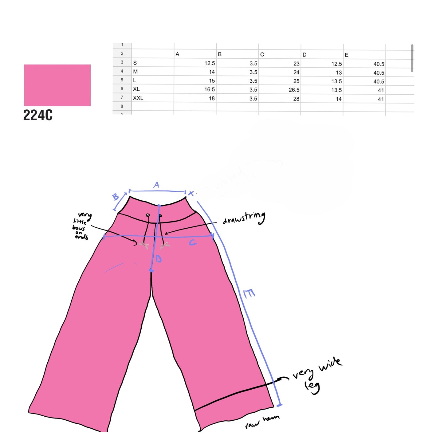 Plush Pink Sweatpant