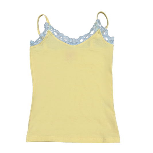 Lemon Drop Lace Tank