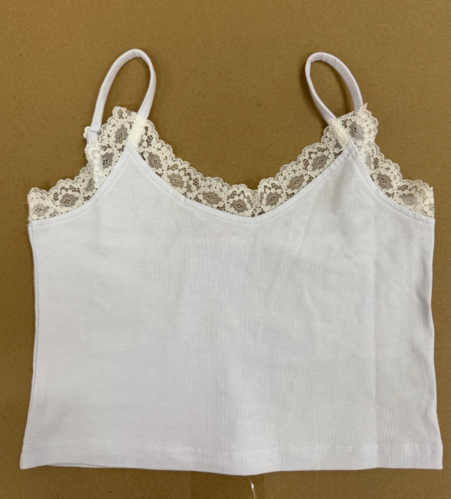White Lace Tank
