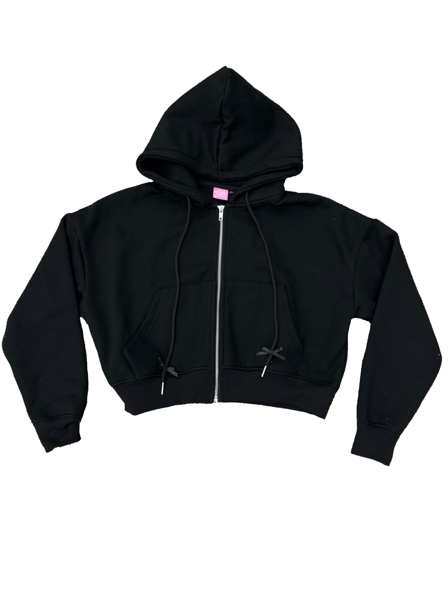 Black Crush Zip-Up Jacket